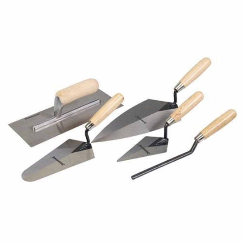 Silverline Tradesman Trowel Set 5pce