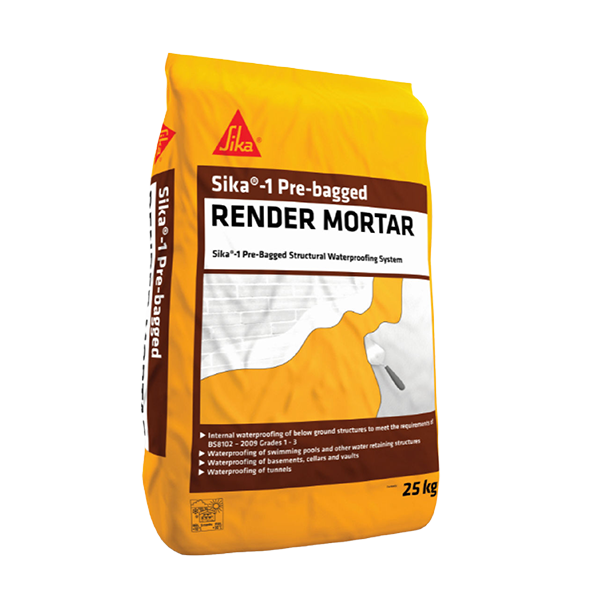 Sika 1 Pre-bag Render Mortar 25kg (545901)