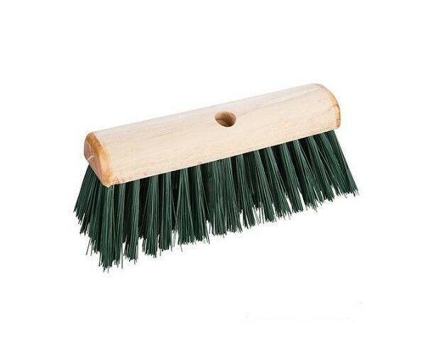 Silverline Broom Green PVC 225mm