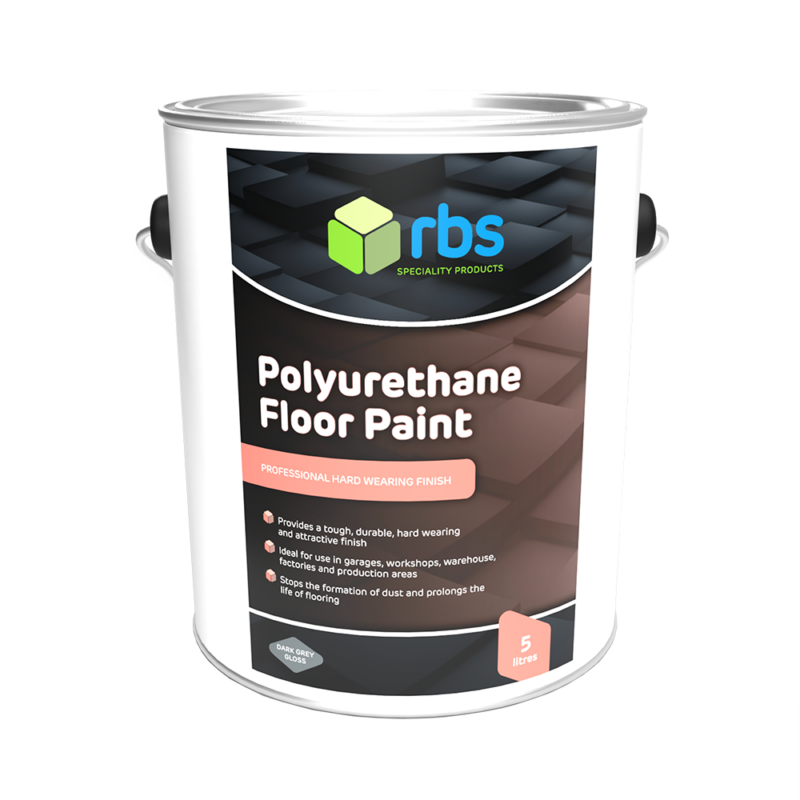 rbs Polyurethane Floor Paint Dark Grey 5ltr